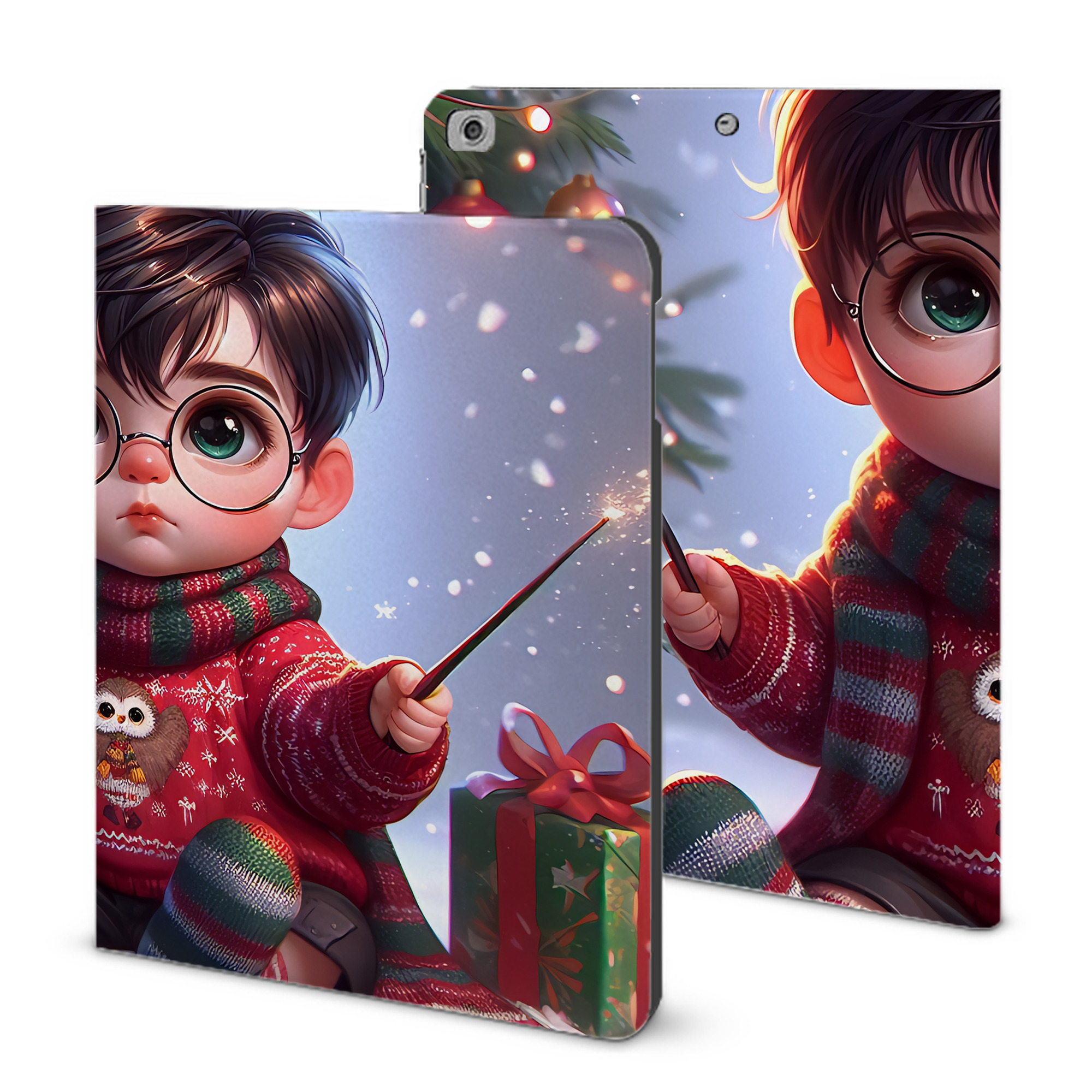 （画像用） Harry Potter ハリー・ポッターシリーズ IPad ケース ブック型 PUレザー TPU 耐衝撃 軽量 薄型 ペン収納なし 全面保護 IPad 各モデル対応